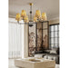 Siena Fabric Chandelier-DWHOME