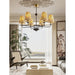 Siena Fabric Chandelier-DWHOME
