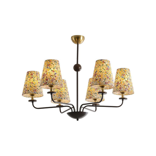 Siena Fabric Chandelier-DWHOME