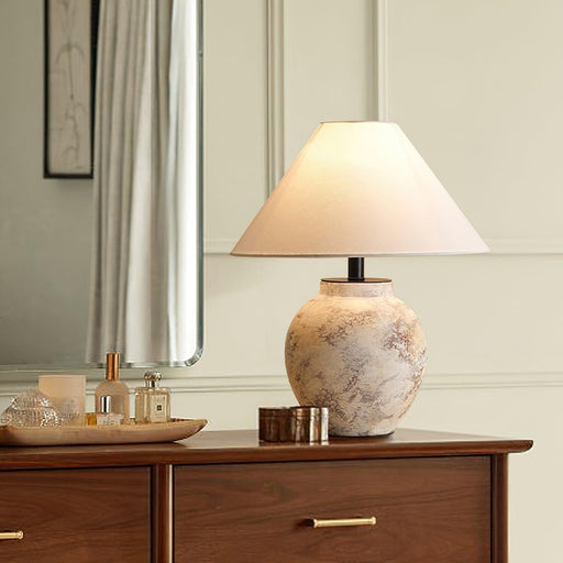 Sierra Clay Table Lamp-DWHOME