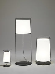 Silhouette Textile Floor Lamp-DWHOME