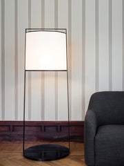 Silhouette Textile Floor Lamp-DWHOME