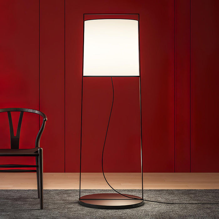 Silhouette Textile Floor Lamp.