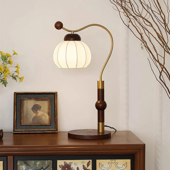 "Lampe de table Globe en soie - DWHOME"