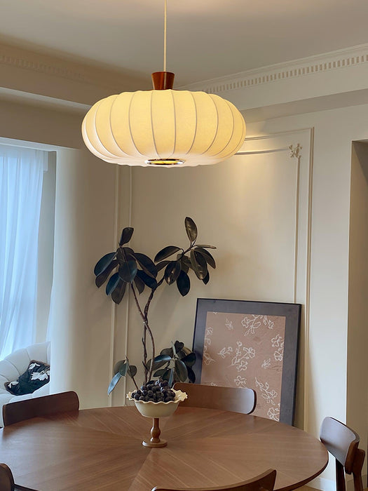 Silk Lantern Pendant Light-DWHOME