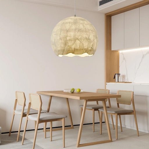 Lampe à suspension Luna en soie - DWHOME