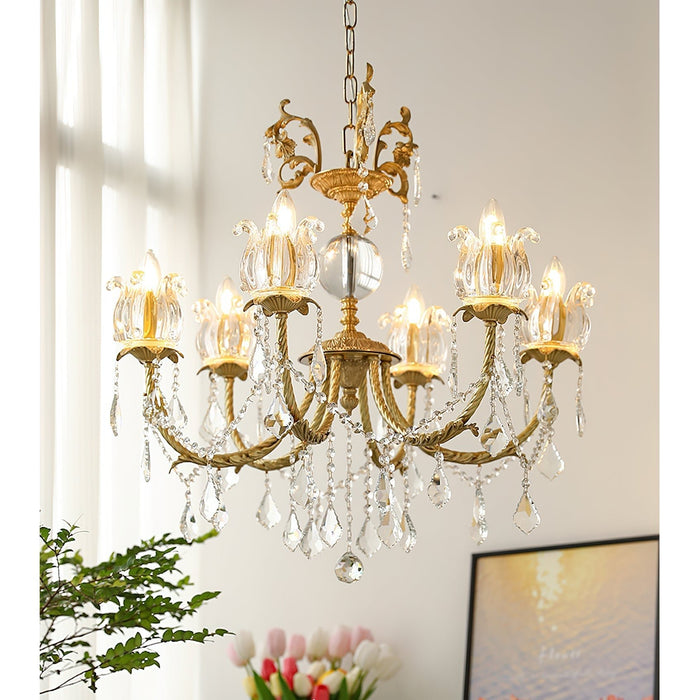 Silva Crystal Chandelier-DWHOME