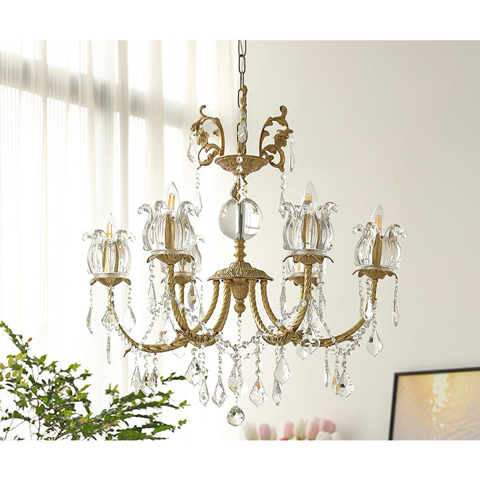 Silva Crystal Chandelier-DWHOME
