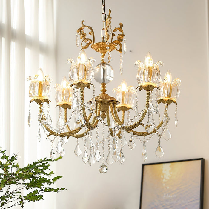 Silva Crystal Chandelier-DWHOME