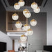 Gold/Silver Large Crystal Chandelier For Foyer.