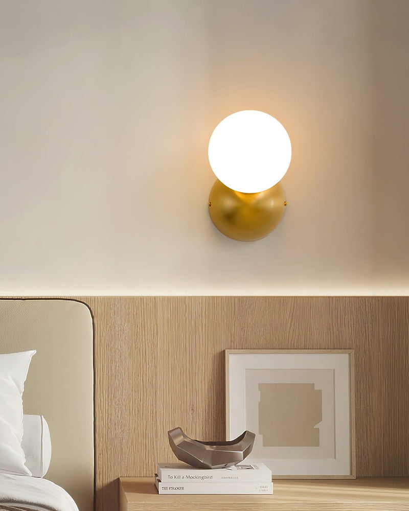 Single Globe Wall Light-DWHOME