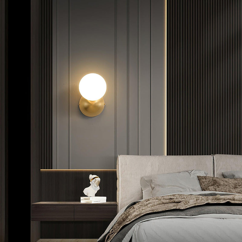 Single Globe Wall Light-DWHOME