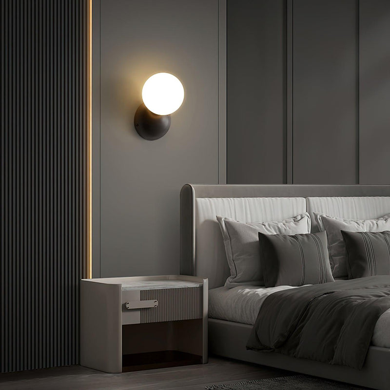 Single Globe Wall Light-DWHOME