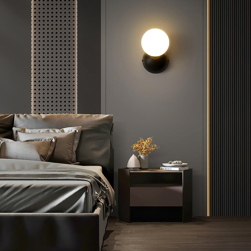 Single Globe Wall Light-DWHOME