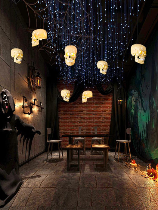 Skull Pendant Light.