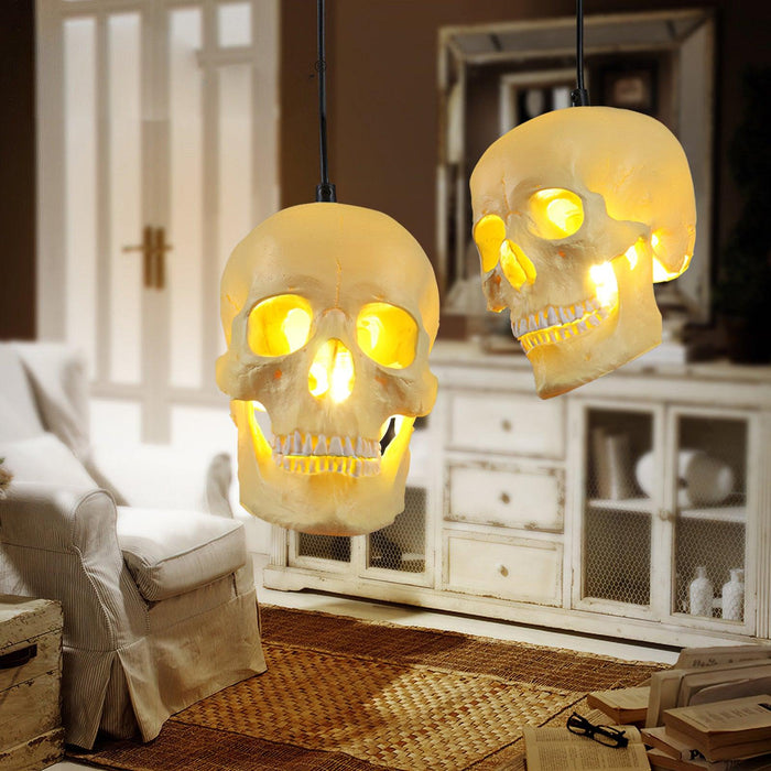 Skull Pendant Light.