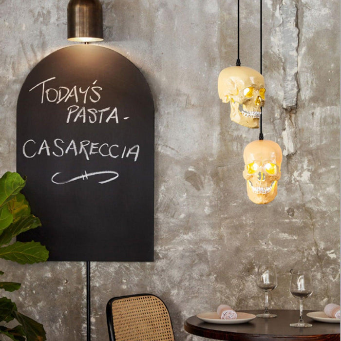 Skull Pendant Light-DWHOME