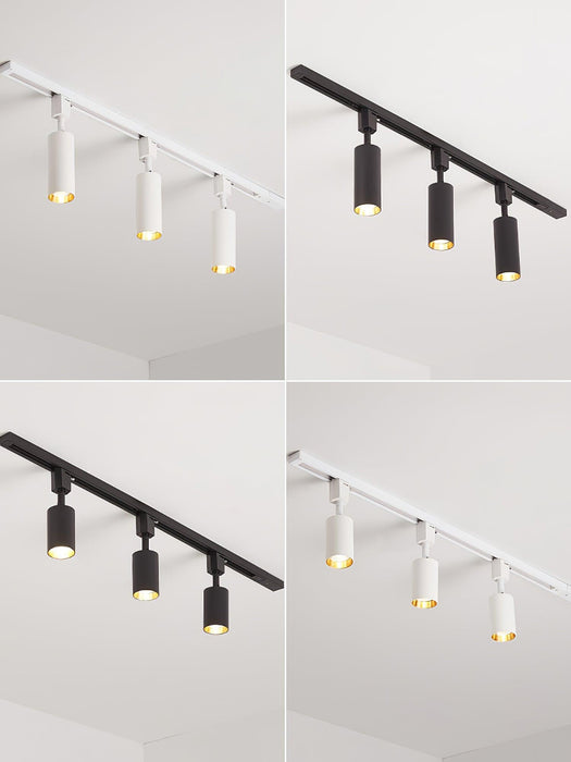 Sleek Cylinder Track Light-DWHOME