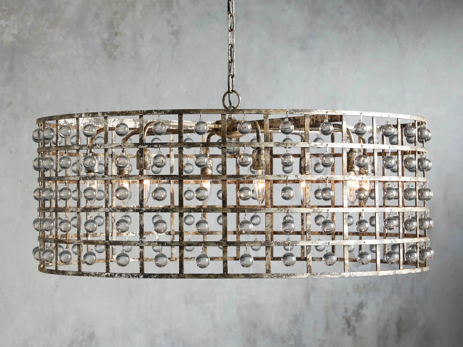 La Cage Round Chandelier 6/8/12 Light-DWHOME