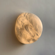 Snowflake Alabaster Wall Sconce-DWHOME
