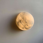 Snowflake Alabaster Wall Sconce-DWHOME