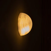 Snowflake Alabaster Wall Sconce-DWHOME