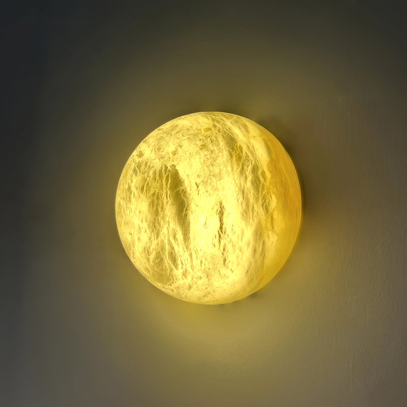 Snowflake Alabaster Wall Sconce-DWHOME