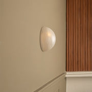 Snowflake Alabaster Wall Sconce-DWHOME
