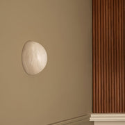Snowflake Alabaster Wall Sconce-DWHOME