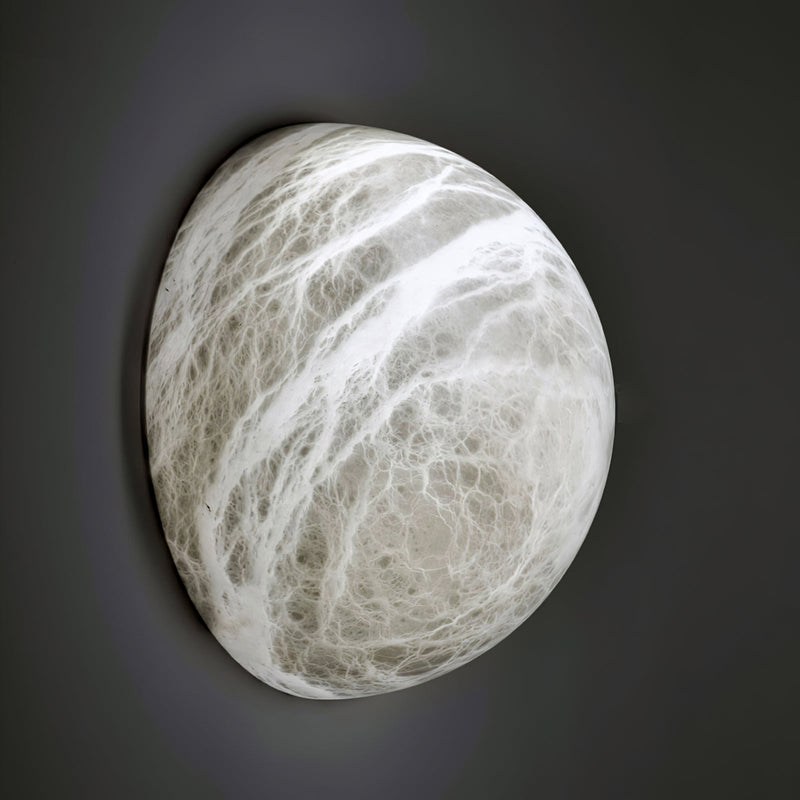 Snowflake Alabaster Wall Sconce-DWHOME