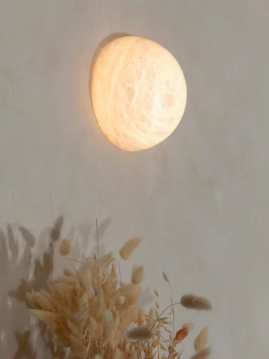 Snowflake Alabaster Wall Sconce-DWHOME