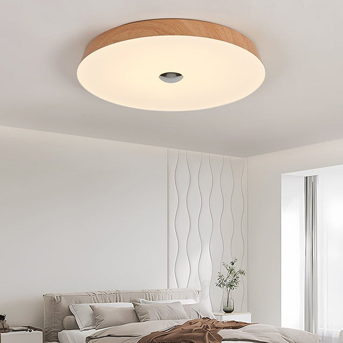Solace Woodgrain Ceiling Light-DWHOME