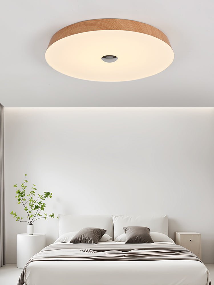 Solace Woodgrain Ceiling Light-DWHOME