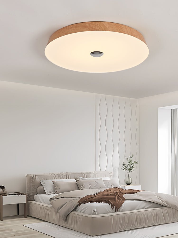 Solace Woodgrain Ceiling Light-DWHOME