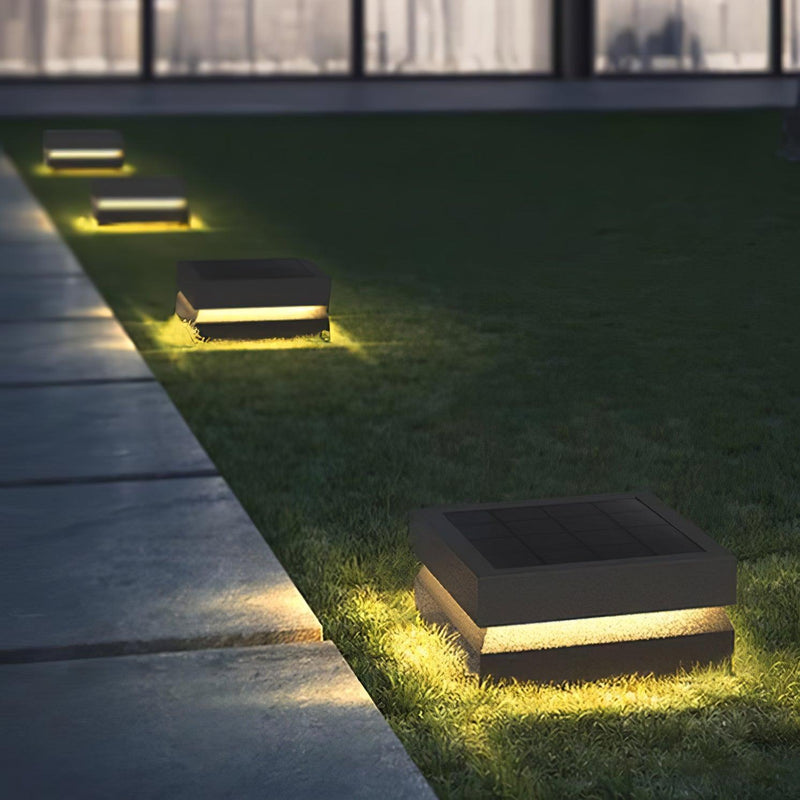 Square Post Outdoor Light-DWHOME