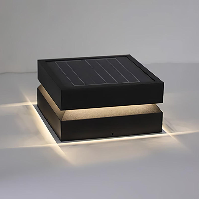 Square Post Outdoor Light-DWHOME