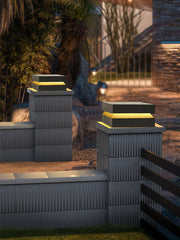 Square Post Outdoor Light-DWHOME