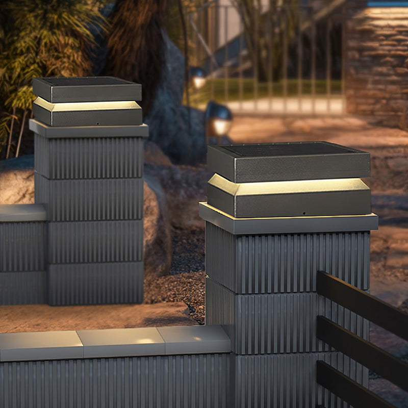 Square Post Outdoor Light-DWHOME