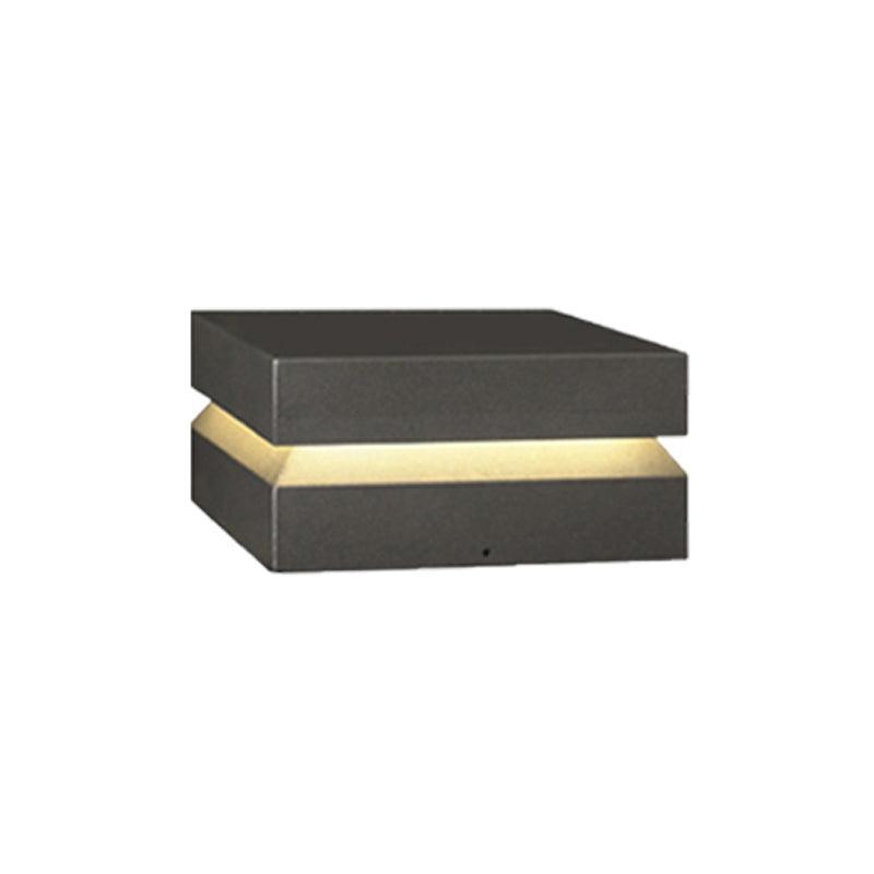 Square Post Outdoor Light-DWHOME