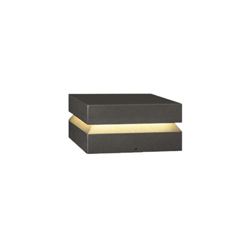 Square Post Outdoor Light-DWHOME