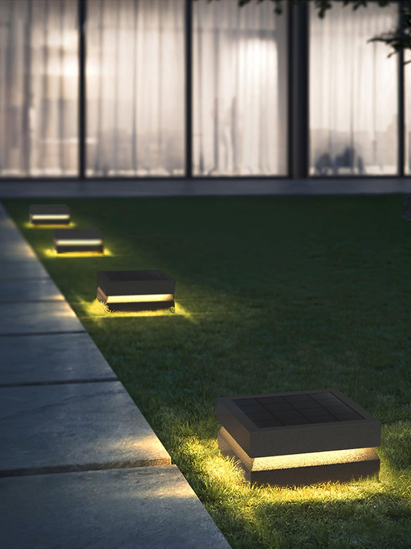Square Post Outdoor Light-DWHOME
