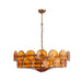Solaris Disc Murano Chandelier-DWHOME