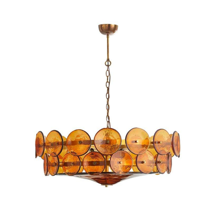 Solaris Disc Murano Chandelier - DWHOME