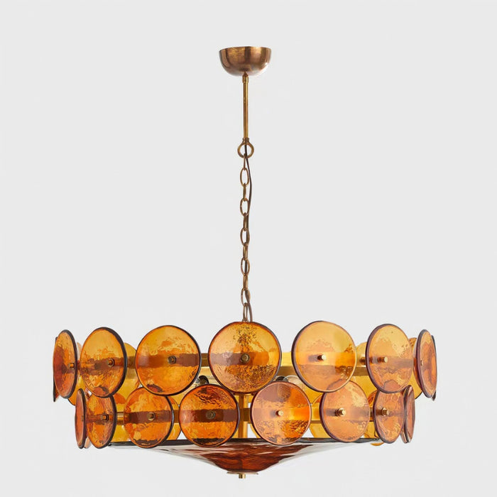 Solaris Disc Murano Chandelier - DWHOME