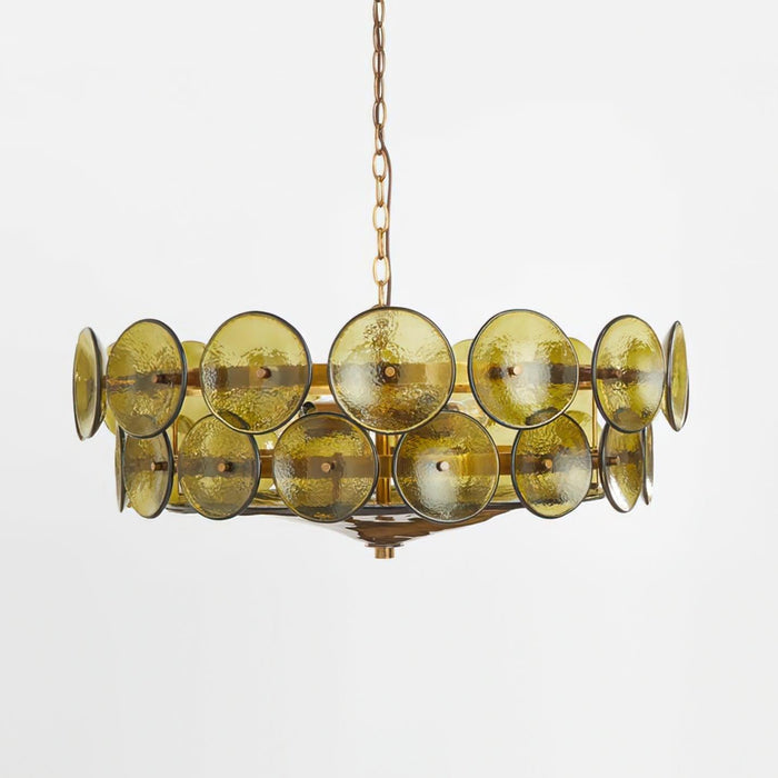 Solaris Disc Murano Chandelier - DWHOME