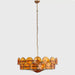 Solaris Disc Murano Chandelier-DWHOME