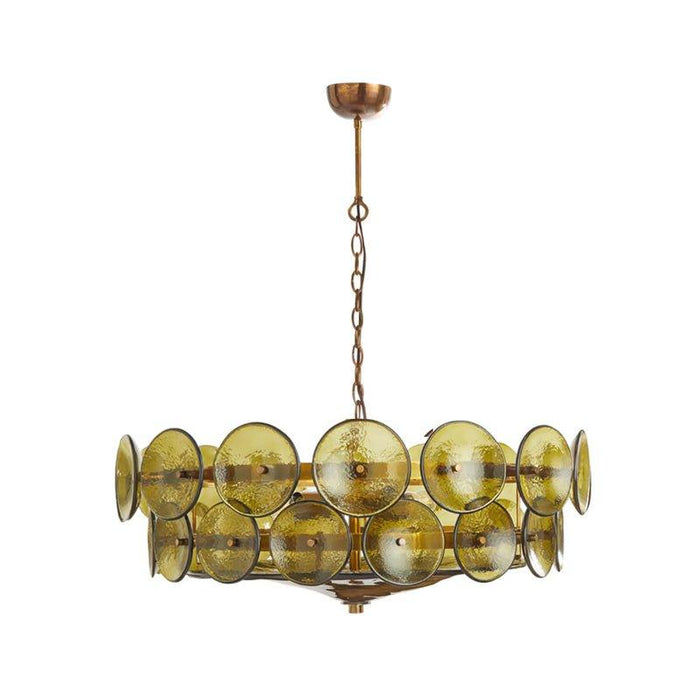 Solaris Disc Murano Chandelier - DWHOME