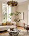 Solaris Disc Murano Chandelier-DWHOME