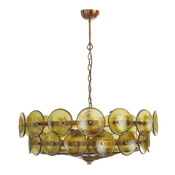 Solaris Disc Murano Chandelier - DWHOME