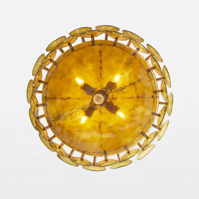 Solaris Disc Murano Chandelier - DWHOME